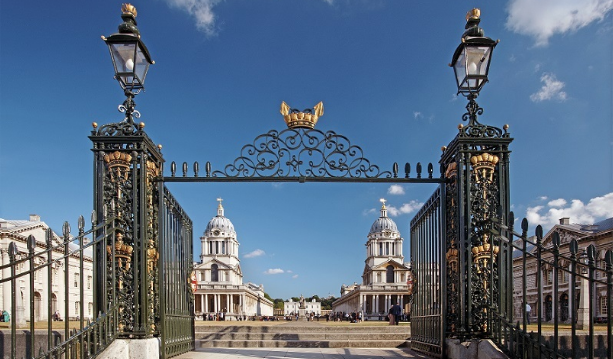 The Water Gate at the Old Royal Naval College in Greenwich
